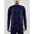 Craft Training Jacket Evolve Full Zip - durable mid-layer jacket made of stretch material - navy blue Men